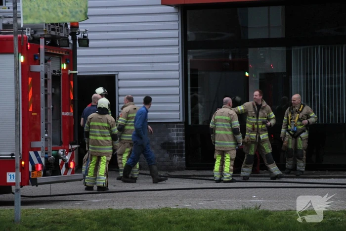 Brand in werkplaats Trilo