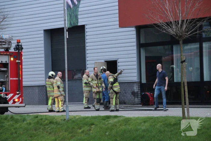 Brand in werkplaats Trilo