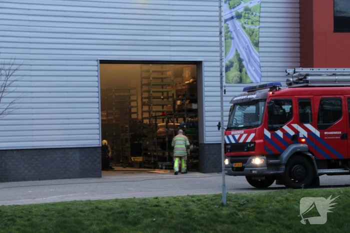 Brand in werkplaats Trilo