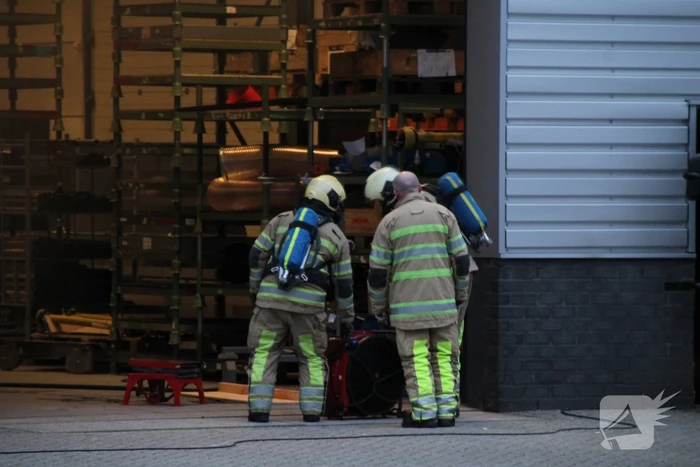 Brand in werkplaats Trilo