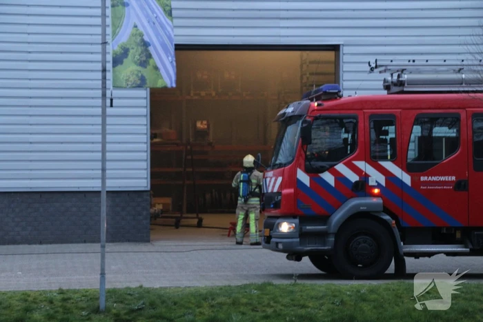 Brand in werkplaats Trilo