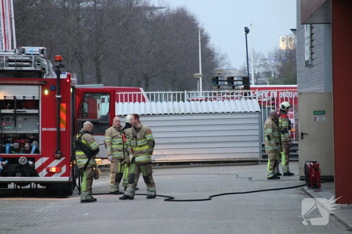 Brand in werkplaats Trilo