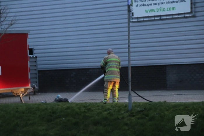Brand in werkplaats Trilo