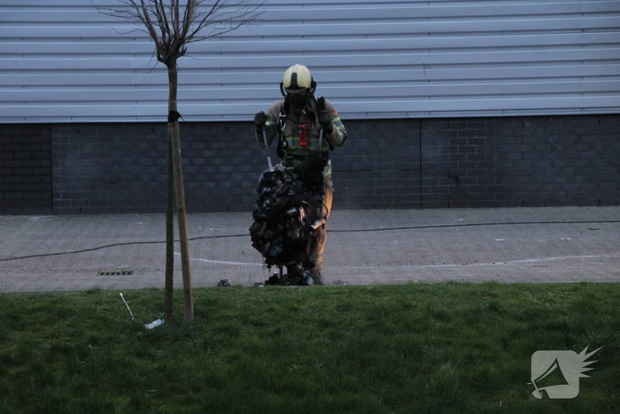 Brand in werkplaats Trilo
