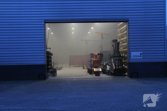 Brand in werkplaats Trilo