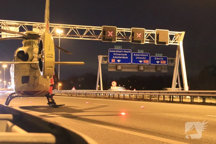 Gewonden bij crash tegen vangrails