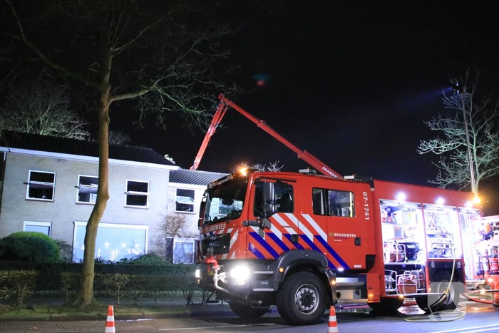 Wasmachine of droger vat vlam in woning
