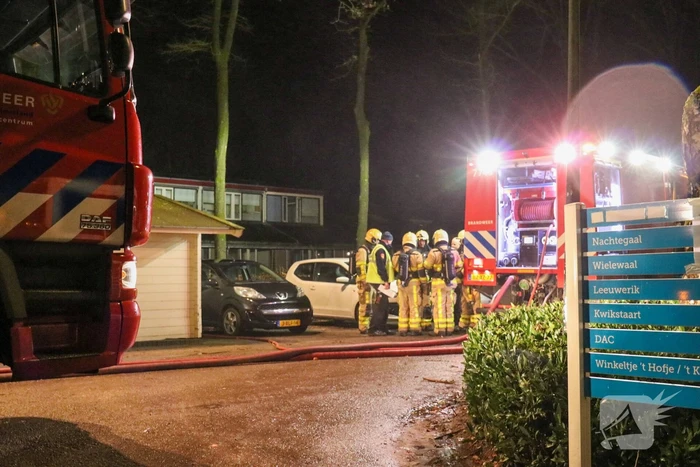 Brandweer oefent in oud verzorgingstehuis