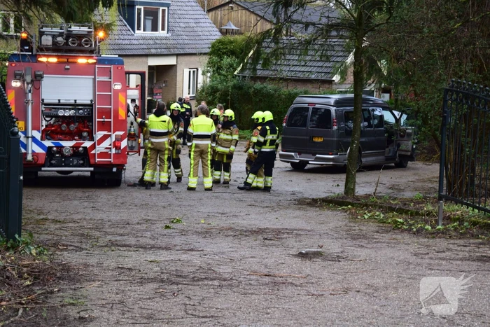 Veel rookontwikkeling onder Amerikaanse Chevy Van