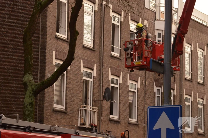 Veel rook bij brand in kelder