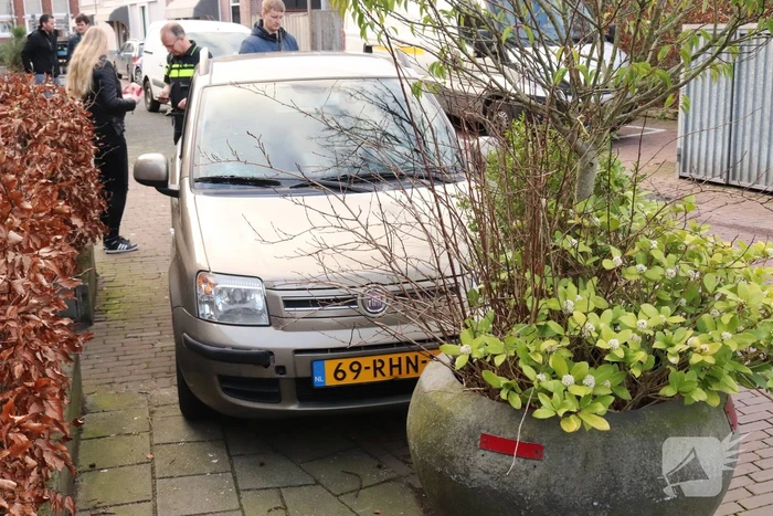 Fietser in botsing met personenauto