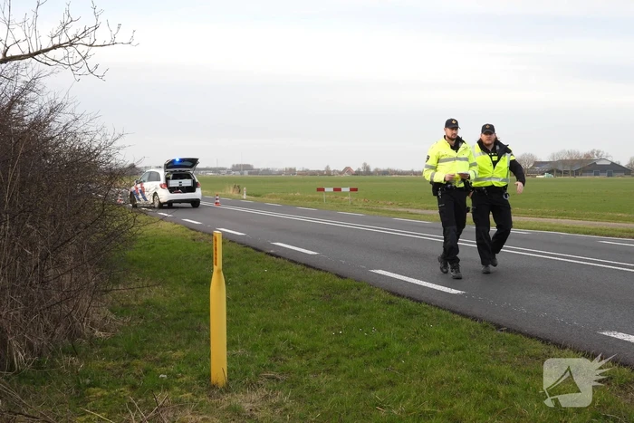 Provincialeweg dicht na aanrijding