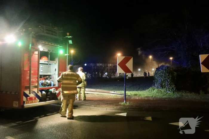 Gedumpte scooter in brand gestoken