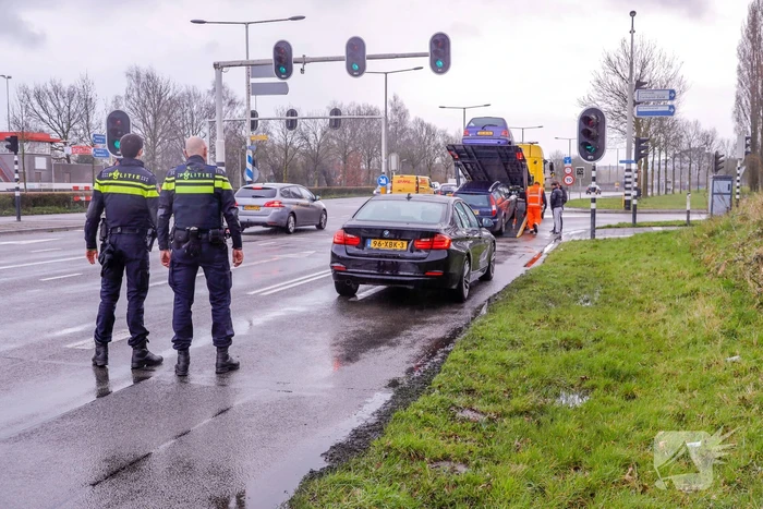 Meerdere voertuigen betrokken bij kop-staartbotsing