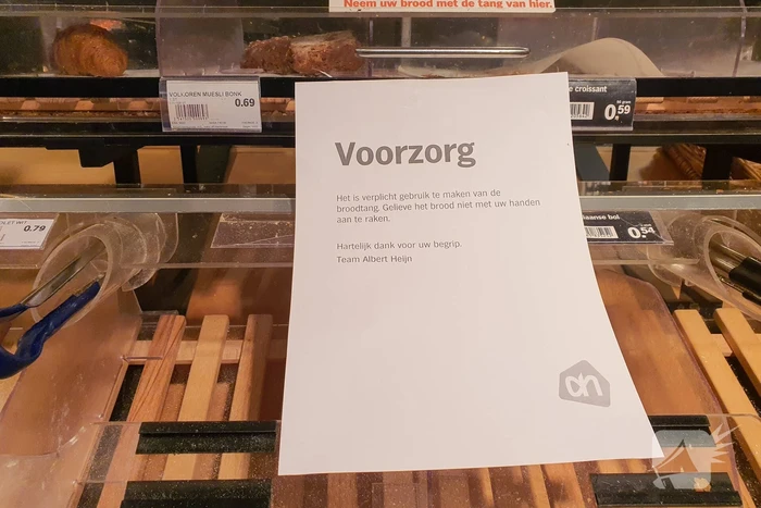 Ook lege schappen in Rotterdamse supermarkten