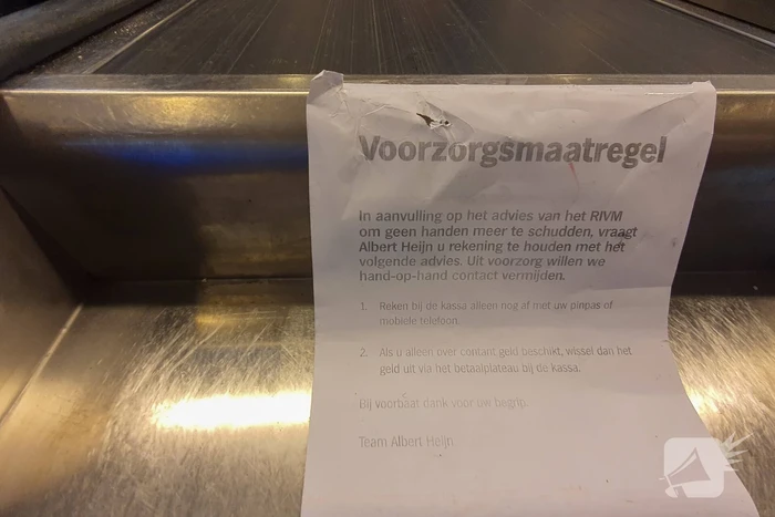 Ook lege schappen in Rotterdamse supermarkten