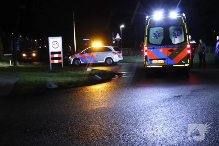 Fietser gewond na aanrijding met auto