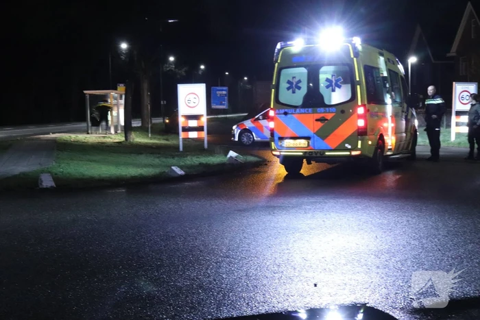 Fietser gewond na aanrijding met auto