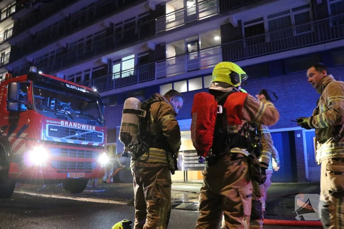 Grote brand in flatwoning