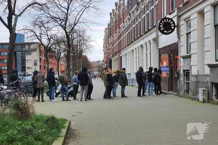 Gehamster bij coffeeshops
