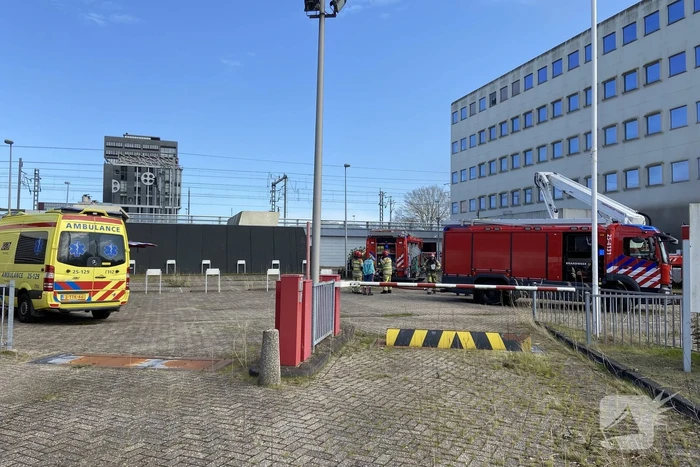 Voormalig pand Getronics Data Centre vol rook