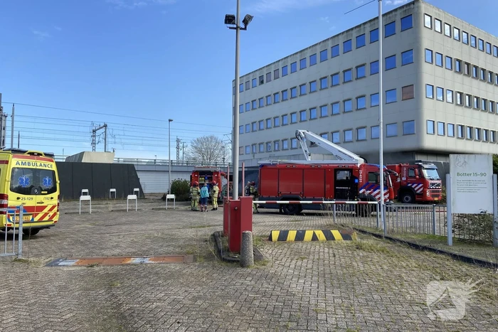 Voormalig pand Getronics Data Centre vol rook