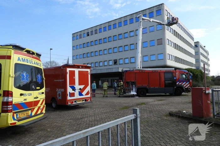 Voormalig pand Getronics Data Centre vol rook