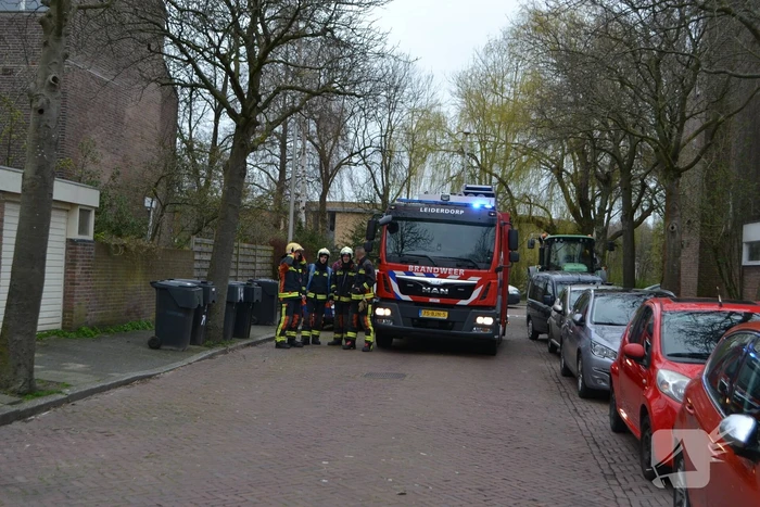 Gasleiding geraakt bij graafwerkzaamheden