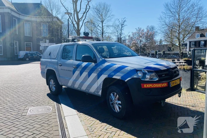 Aangetroffen granaat in de Aa tot ontploffing gebracht