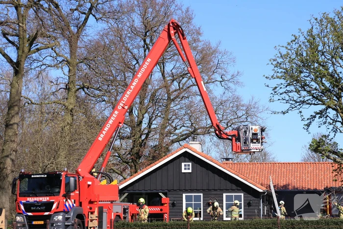 Brand in schoorsteen snel onder controle