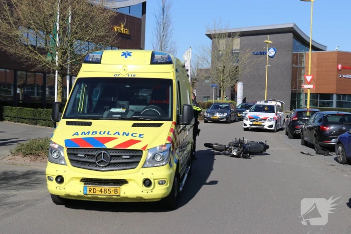 Motorrijder uit de bocht gevlogen