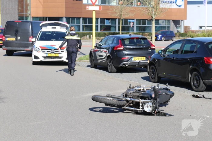 Motorrijder uit de bocht gevlogen