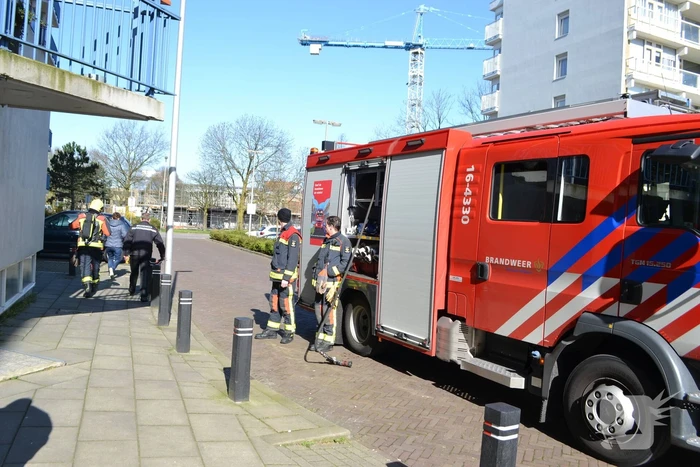 Gaslucht in kelderruimte flatwoning