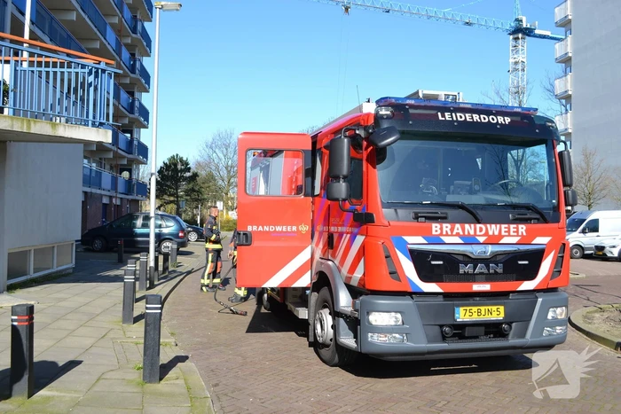 Gaslucht in kelderruimte flatwoning