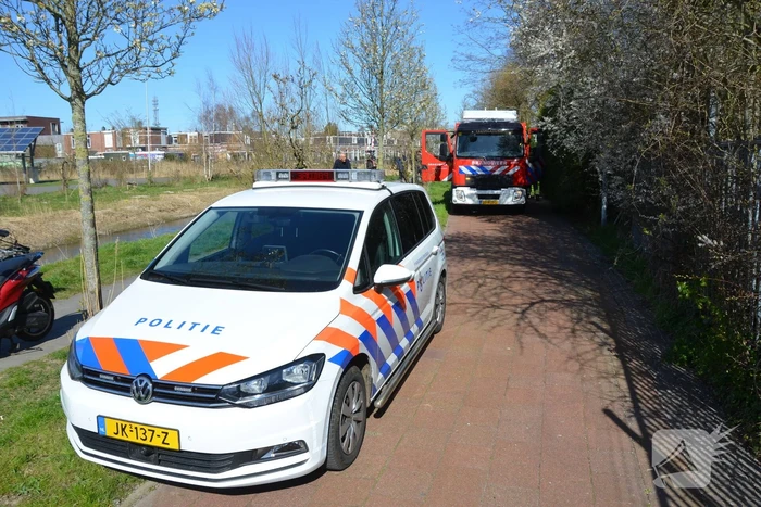Veel rook bij brand in achtertuin
