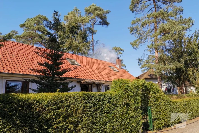 Veel rook bij brand op vakantiepark