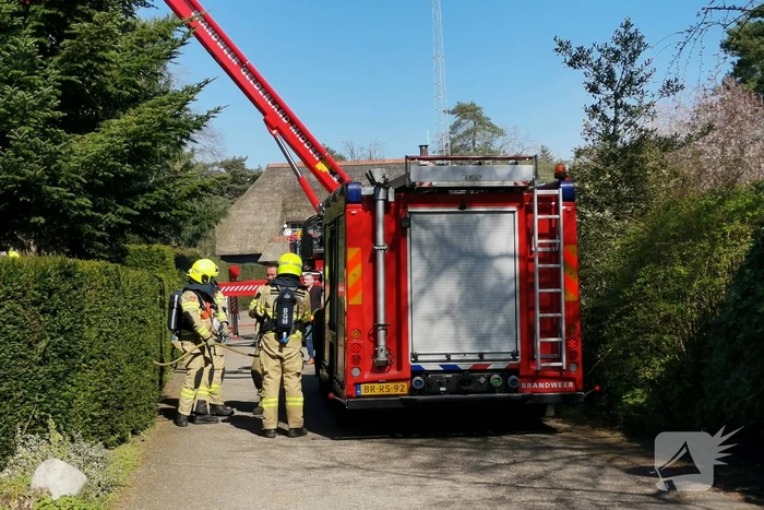 Veel rook bij brand op vakantiepark
