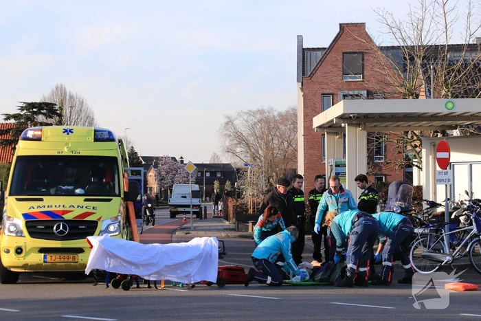 Man op e-bike gewond na val