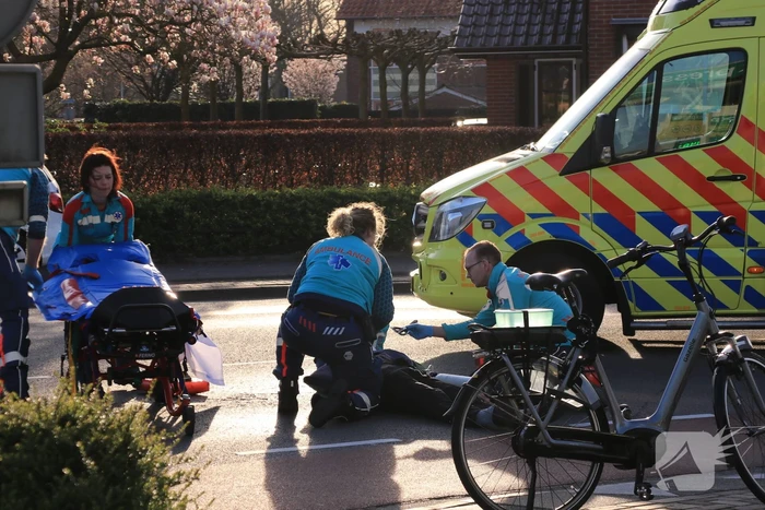 Man op e-bike gewond na val