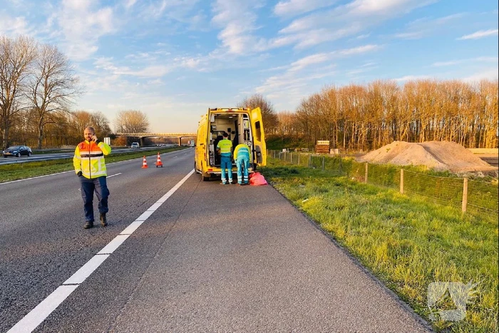 MICU-ambulancemedewerkers helpen zorgmedewerkers met patiënt