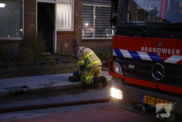 Brand op zolder van woning