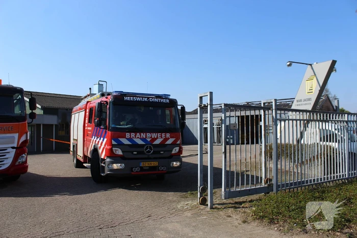 Day after grote brand Mari Jacobs timmerfabriek op industrieterrein