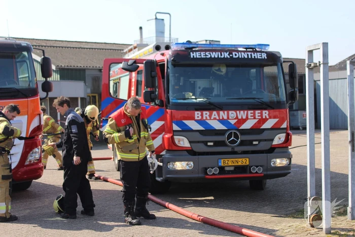 Day after grote brand Mari Jacobs timmerfabriek op industrieterrein