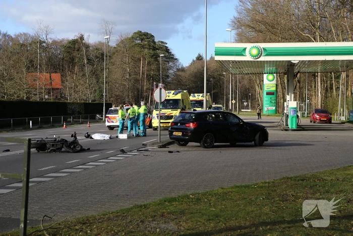 Motorrijder overleden na ongeval met een auto