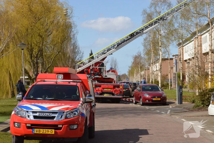 Dakplaten laten los door harde windstoten