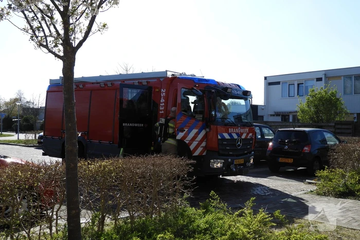Brand in keuken van woning