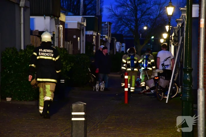Droger in woning vat vlam
