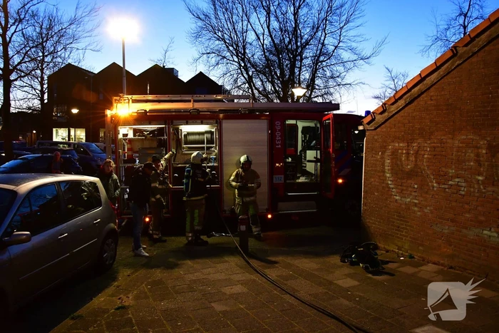 Droger in woning vat vlam