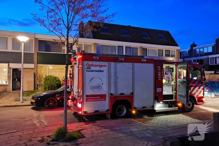 Koolmonoxide-alarm gaat af in woning