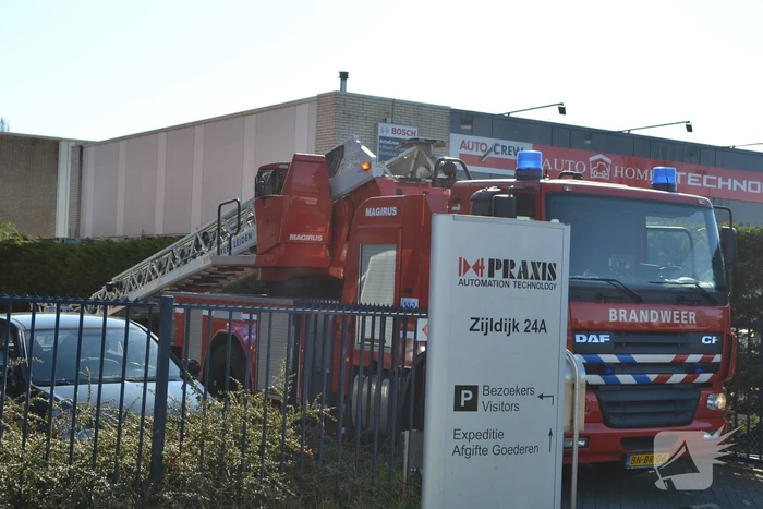 Veel rook door verbrande accu's bij Praxis Automation Technology